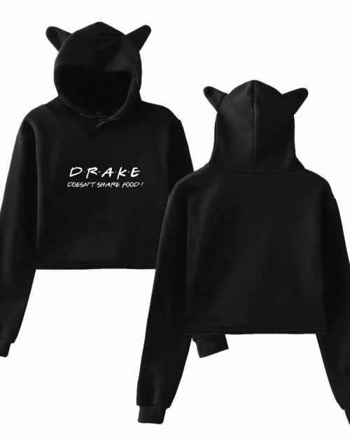 Drake Cropped Hoodie #4